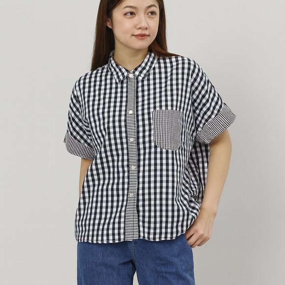 Buffalo Check Short Sleeve Button-Up Shirt 2XL - Picture 1 of 4